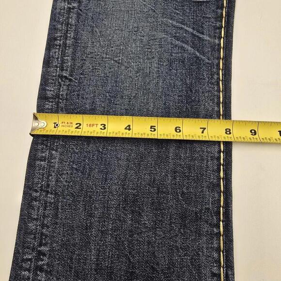 True Religion Ricky SUPER Stitch Geno Slim Fit‎ Mens Blue Jeans 32 x 27 (EA-5) - Picture 5 of 16